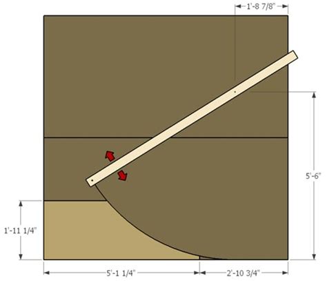 quarter pipe template.